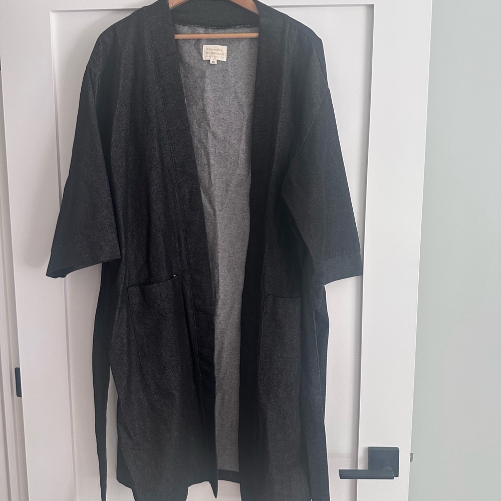 Connally McDougall Black Denim Duster - XL